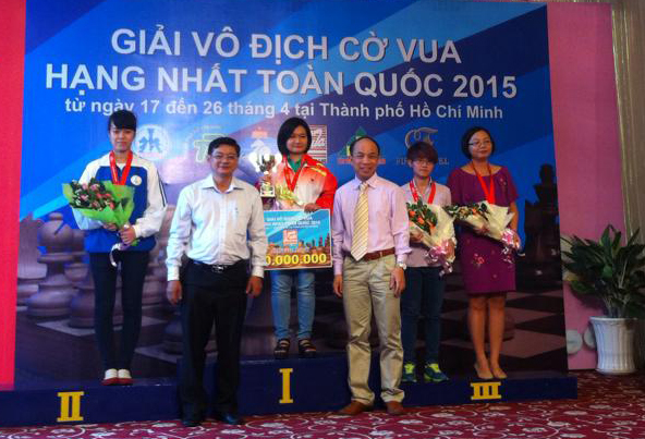 Quang Ninh bagged bronze at 2015 National First Class Chess Championships